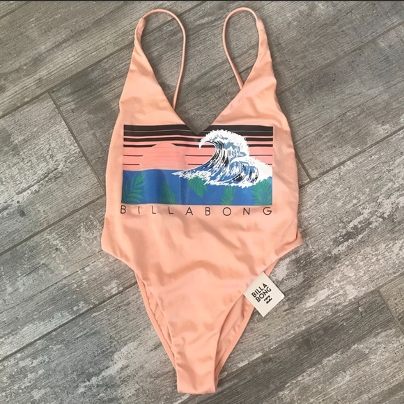 NWT Billabong “Back When” One piece Suit, Sz M - Picture 5 of 7